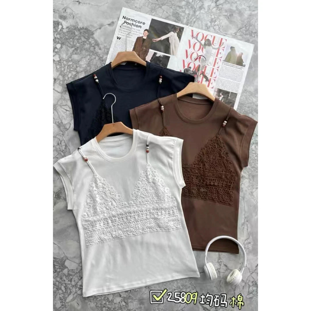 （小雨推荐）2025年夏款时尚休闲拼接/潮牌女装