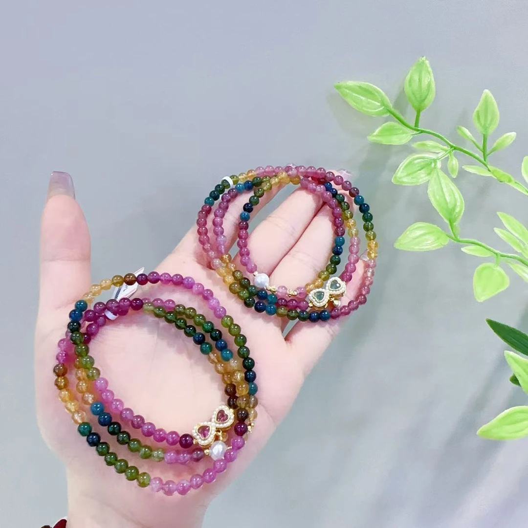 【李哥推荐】碧玺手链4m左右@ZY50101043@多样性发一