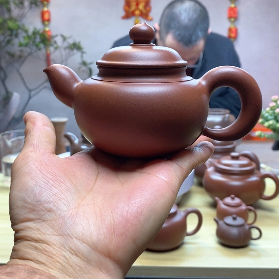 【闪购商品】紫泥茶壶新**哥报喜鸟容量210