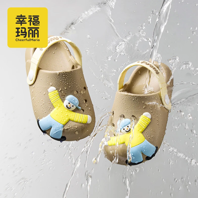 洞洞鞋儿童拖鞋2025夏季新款软底防滑沙滩男童小童外穿宝宝凉拖鞋