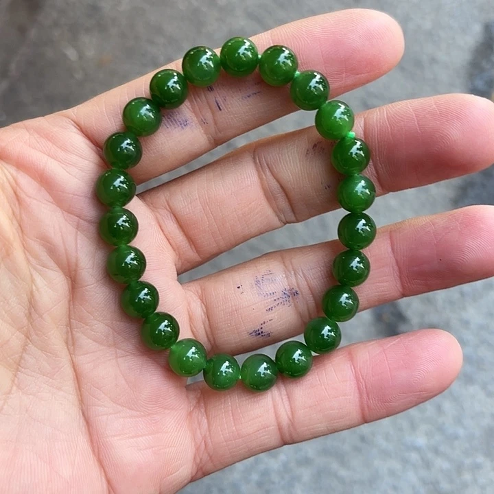 未镶嵌手串和田玉（碧玉）朝**产