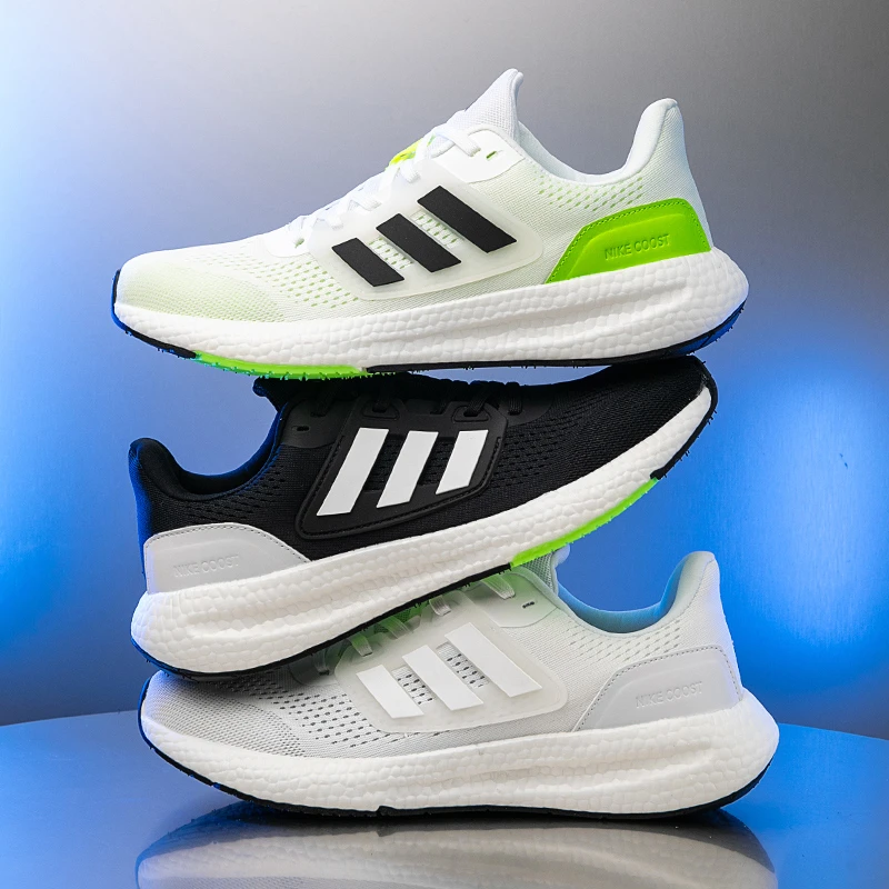 爆米花椰子鞋青少年学生男体测竞速训练运动鞋轻便透气网面女跑鞋