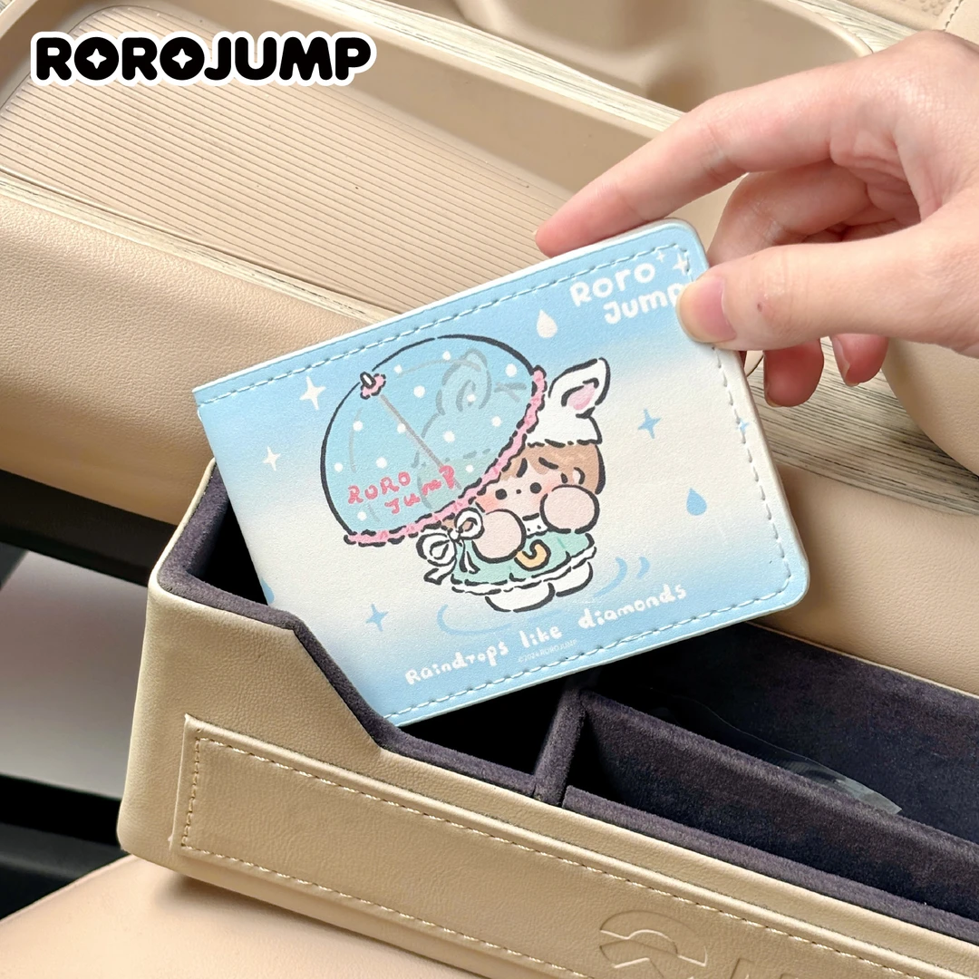 肉肉酱钻石雨滴原创驾驶证保护套机动车行驶证套驾照可爱