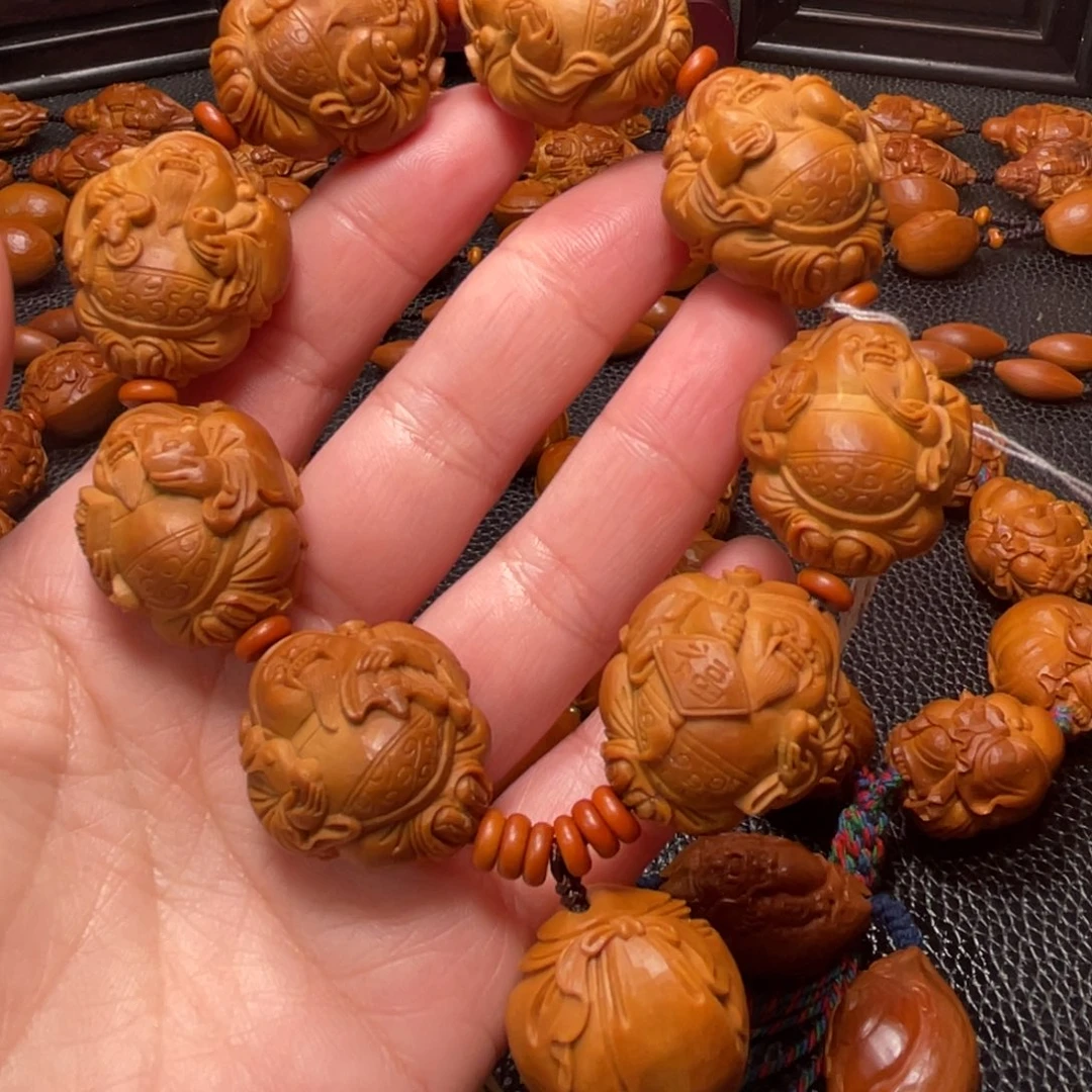 手串/手链橄榄核2.4老油核八宝财神