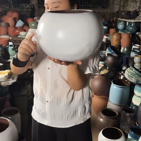 19/22瑕疵一个盆子