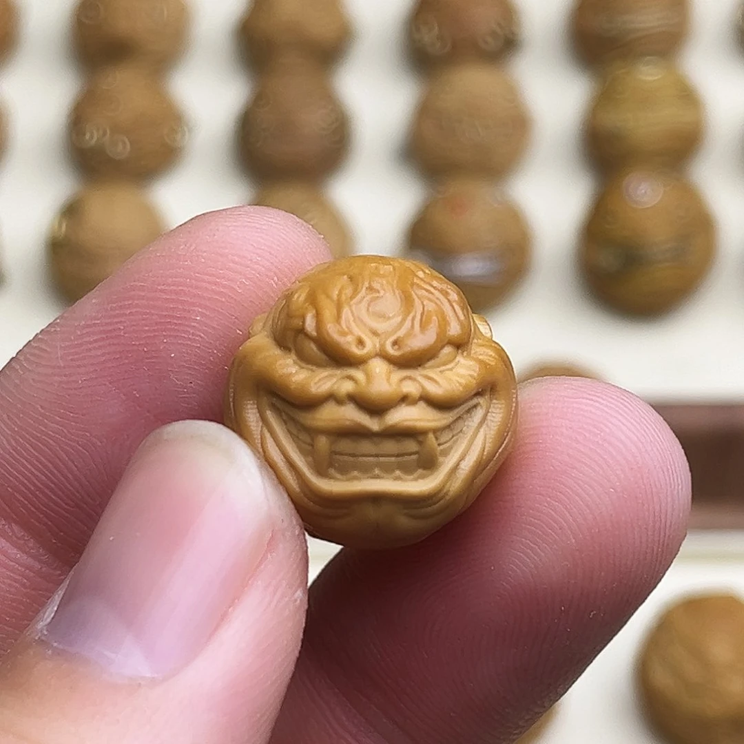 猴头核桃吊坠猴头雕刻单颗火焰恶僧18
