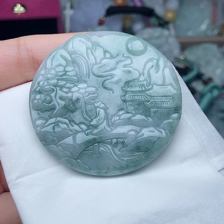 翡翠未镶嵌颈饰翡翠