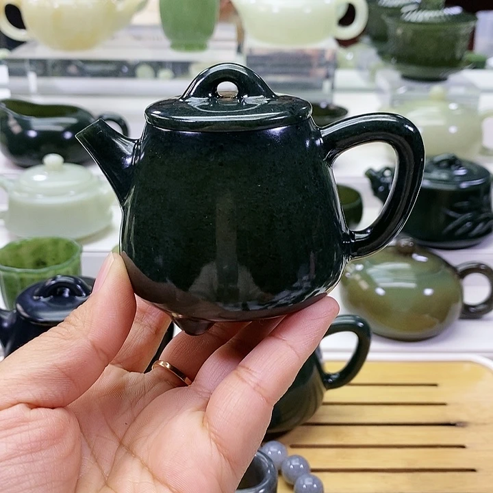 未镶嵌和田玉挂件茶壶