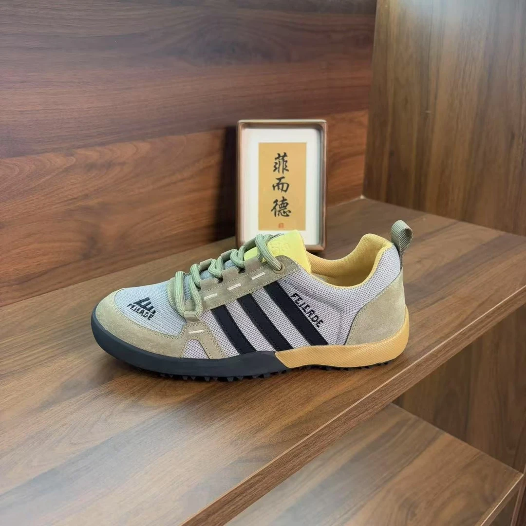 【菲而德3661】2025夏季爆款时尚休闲轻便舒适透气百搭男士轻奢潮鞋