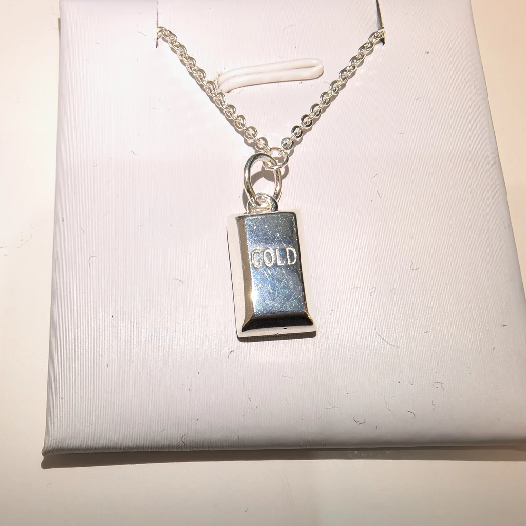 坠链均足银 暴富砖套链