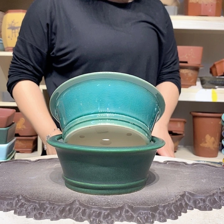 白泥花盆瑕疵5.5-14。。。（2）