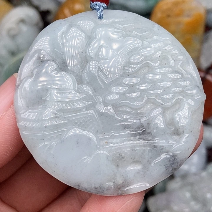 颈饰未镶嵌翡翠翡翠