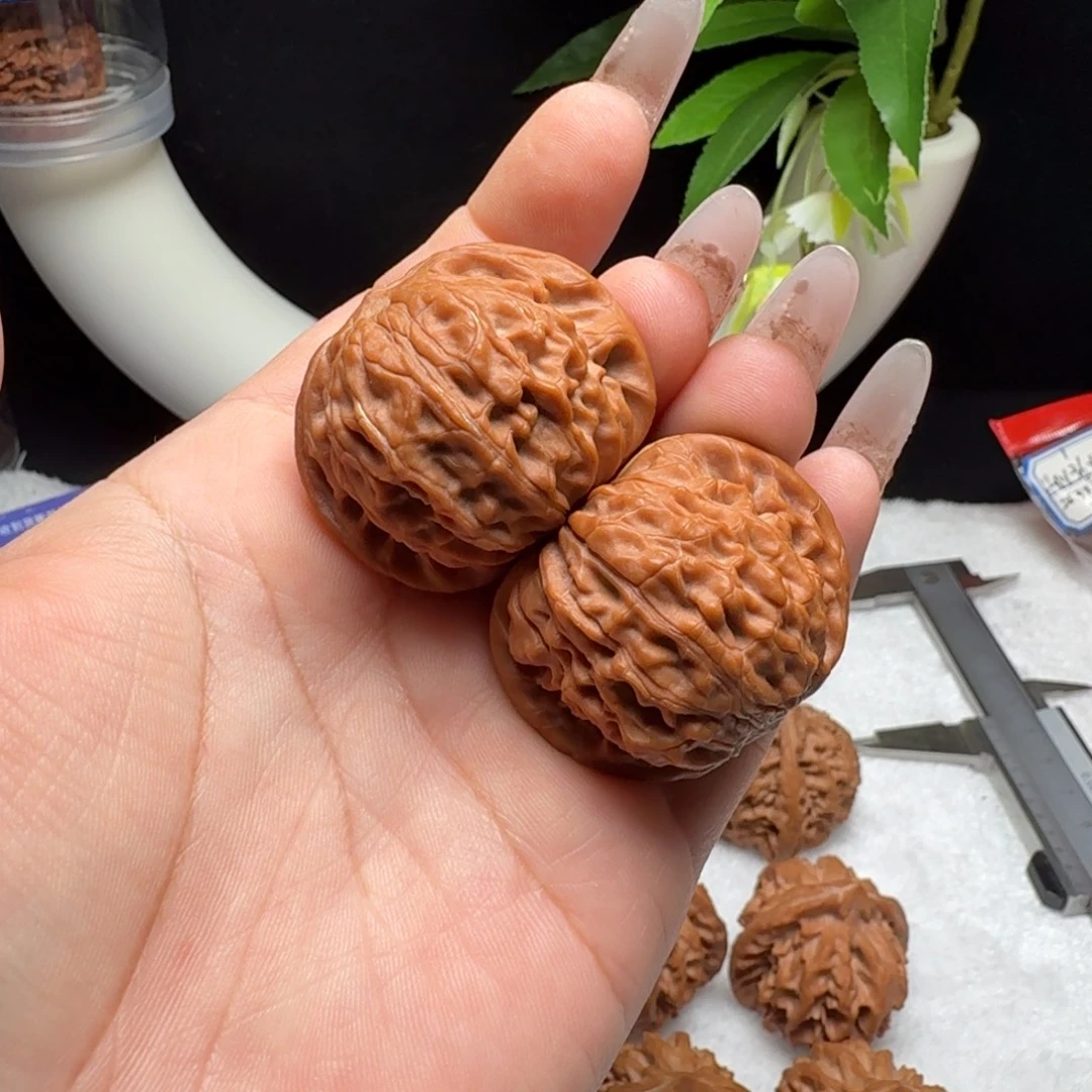 陈***时把件文玩核桃38磨盘