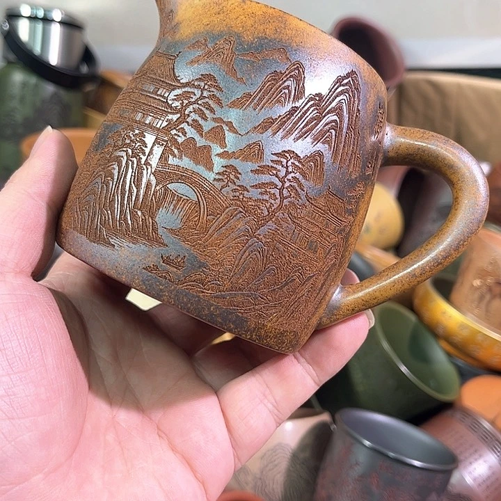 茶杯紫砂全手工紫砂主人杯