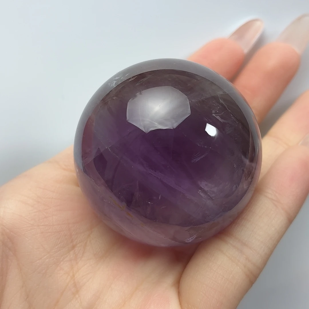 紫晶珠宝半成品未镶嵌45.8mm