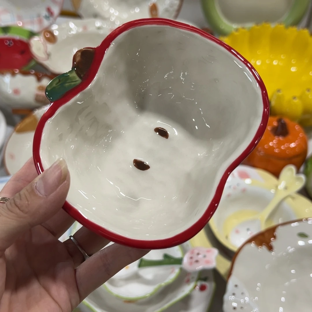 摆件高温釉下彩微瑕