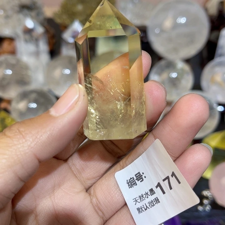 水晶摆件未镶嵌六棱柱