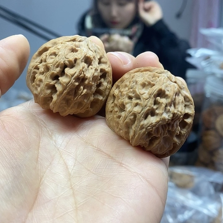 把件文玩核桃38白狮子油