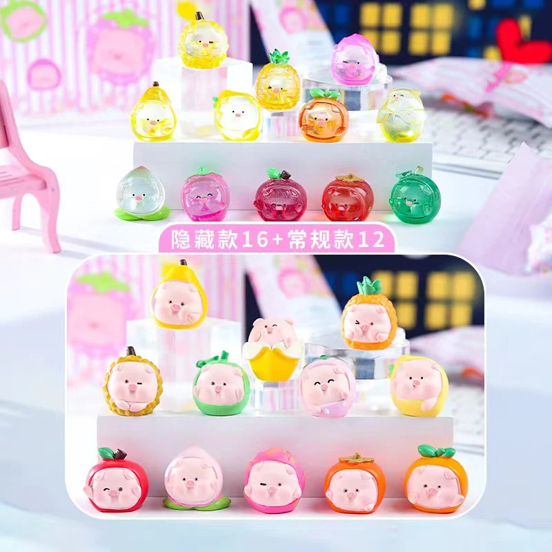 【多位】水果物语小福猪 创意可爱车载摆件