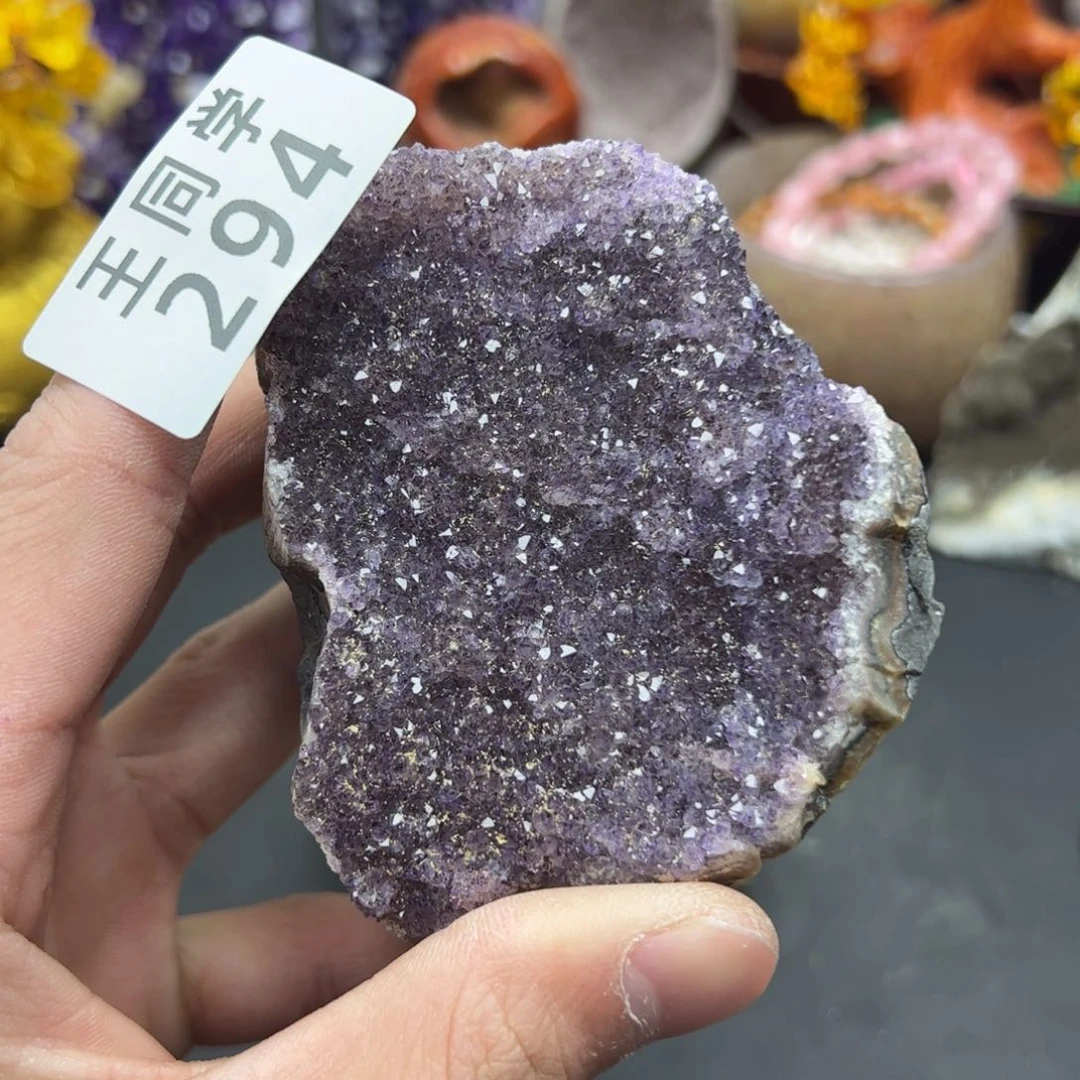 紫晶水晶摆件未镶嵌294