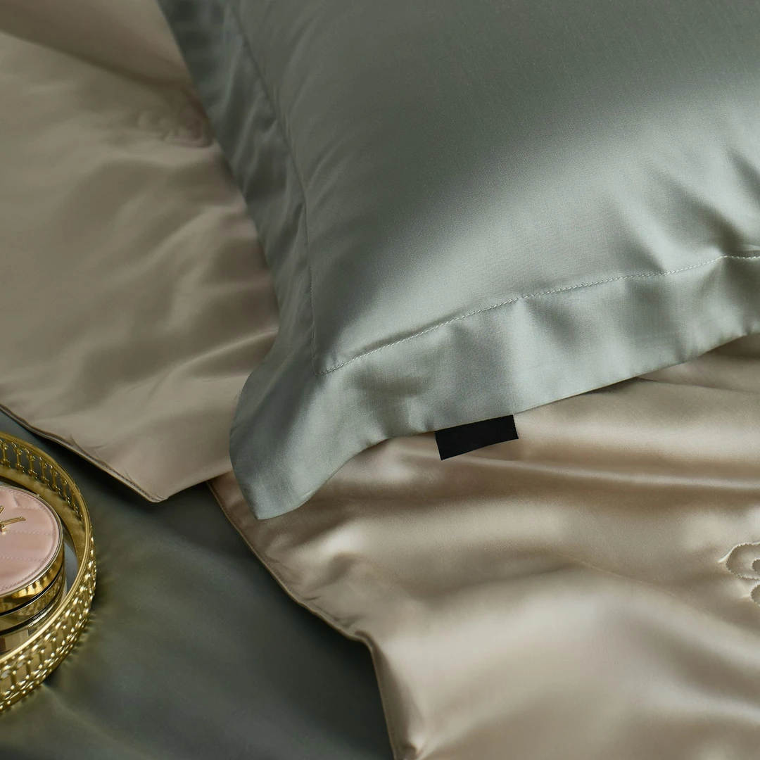 【100s兰精Micro超细旦】进口兰精TENCEL™天丝枕套 高奢素色宽边