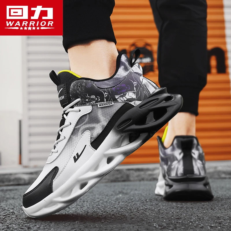 回力篮球鞋男夏季2025新款高帮增高休闲网面透气跑步减震防滑潮鞋