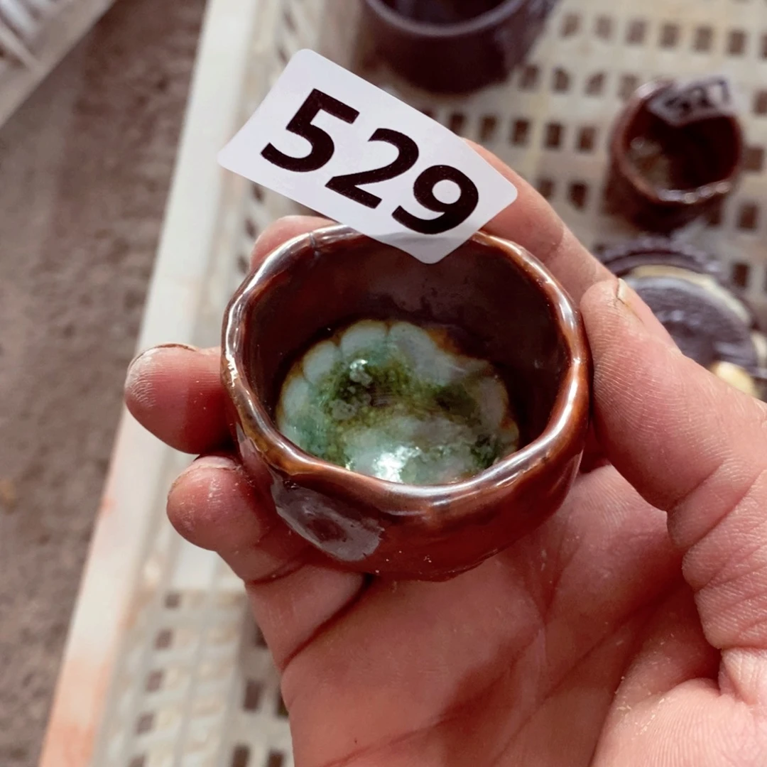 瑕疵，柴烧茶具陶瓷杯哦