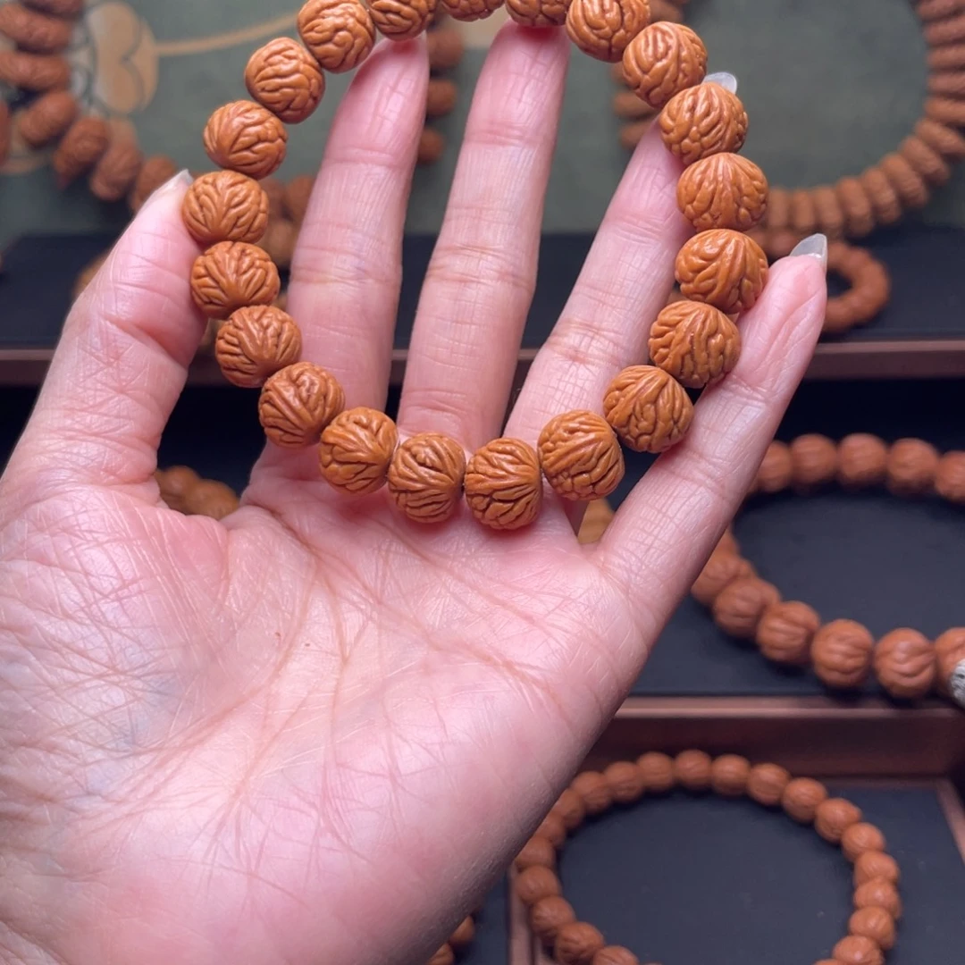 手串桃核12小金豆