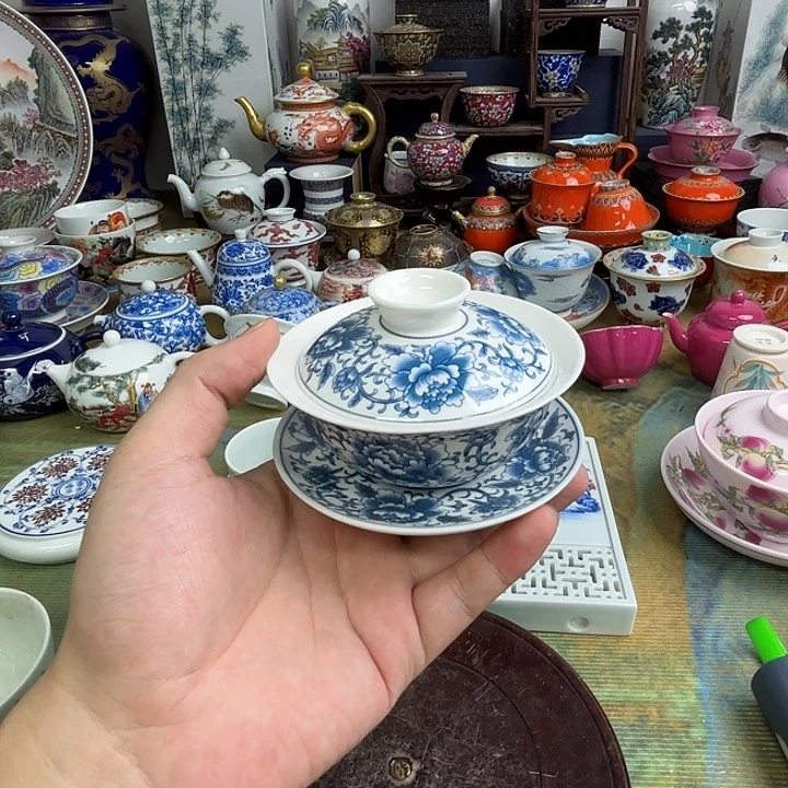 摆件景德镇陶瓷老厂瓷9