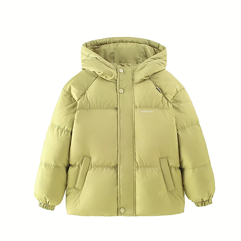 【乐宝90绒】【全现货+运费险】儿童羽绒服时尚加厚连帽外套Y002