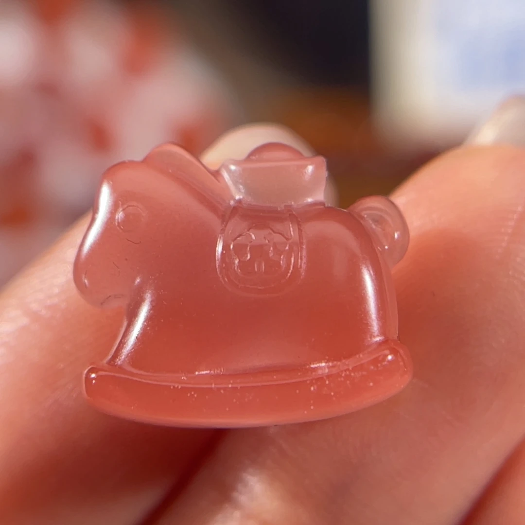 南红玛瑙未镶嵌马上有钱 15.7x13.3mm 不退换