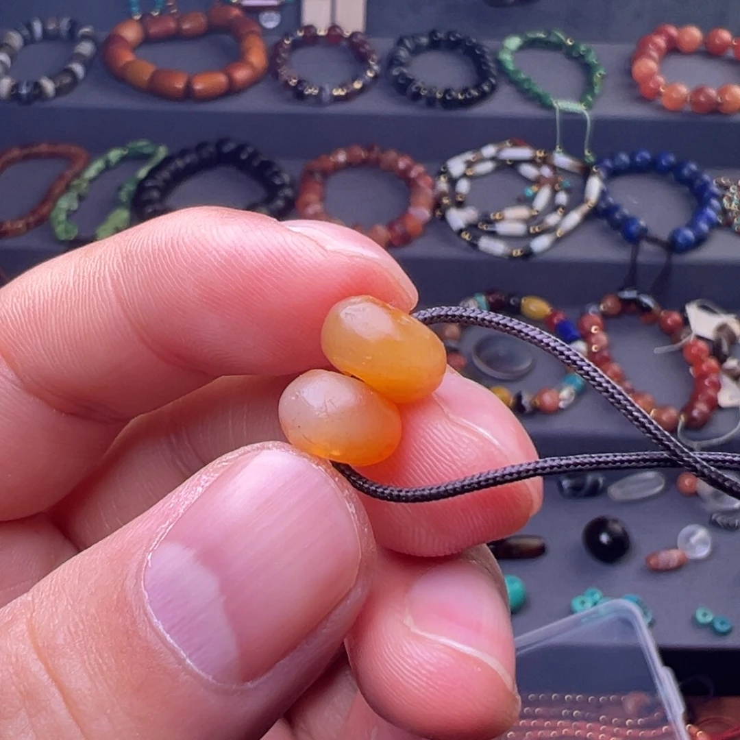 玛瑙/玉髓合金颈饰