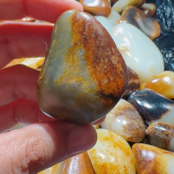 和田玉未镶嵌挂件53克