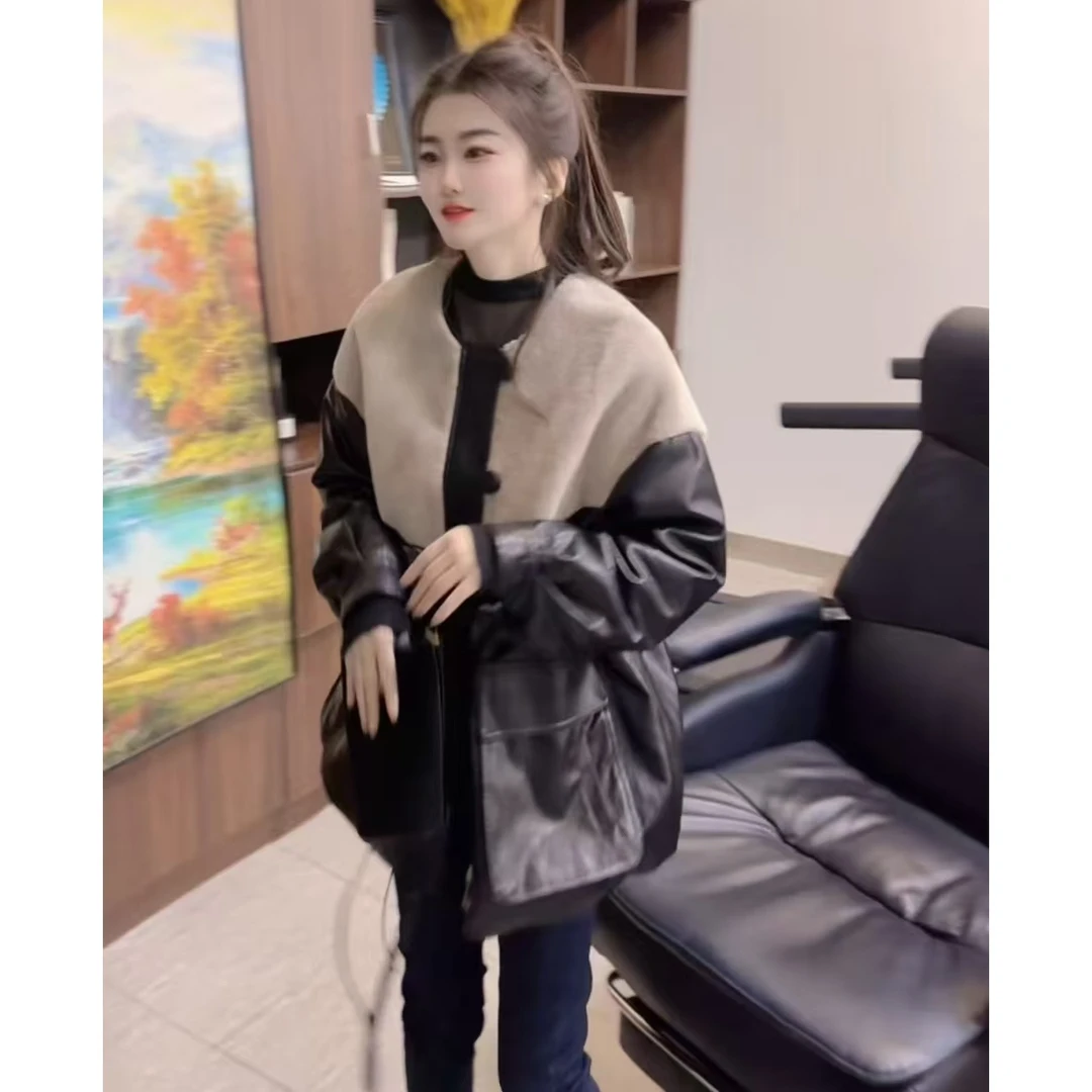 『贵气时光L』设计显瘦百搭时尚羽绒服258206