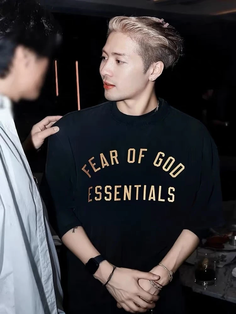 原厂ES2024重返校园系列印花短袖T恤男女同款