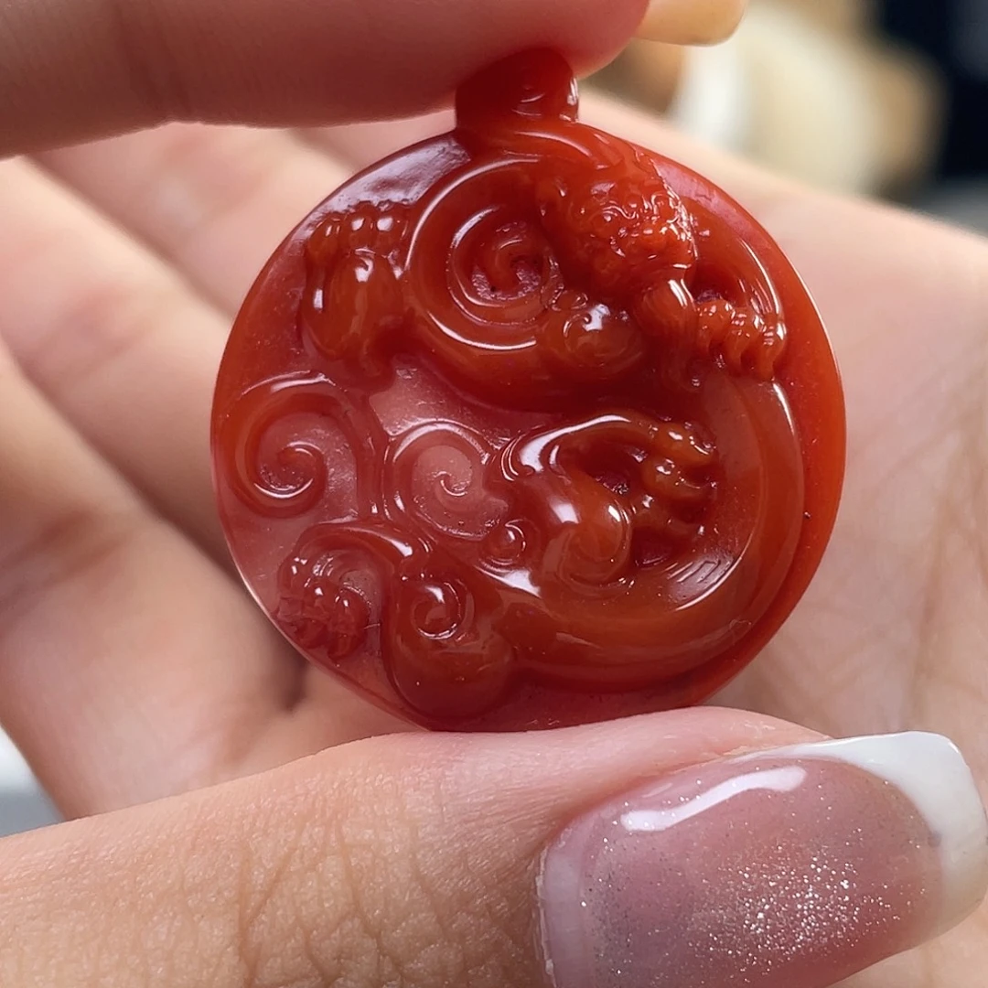 南红玛瑙未镶嵌手链