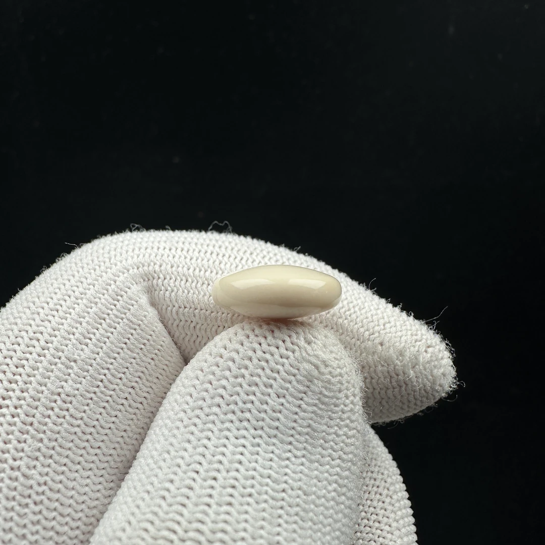 D4909天然猛犸牙 瑕疵特价 扣子14*5.9mm支持鉴定 假一罚四