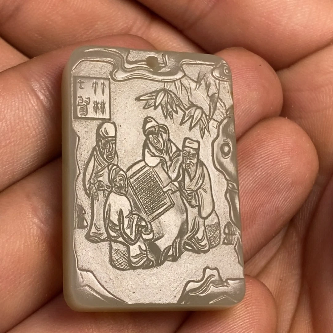 颈饰未镶嵌和田玉现****）