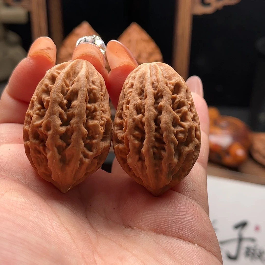 文玩核桃把件关东木子家楸大胖63