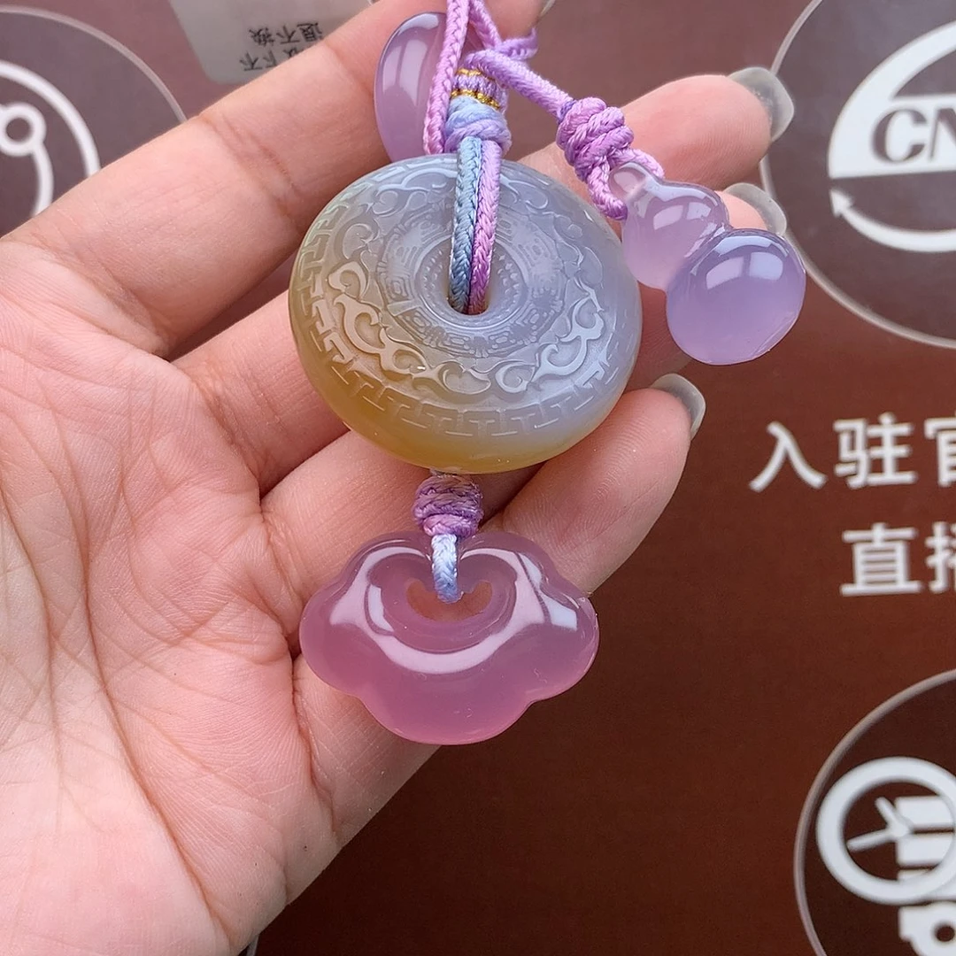 ****玛瑙/玉髓未镶嵌车挂