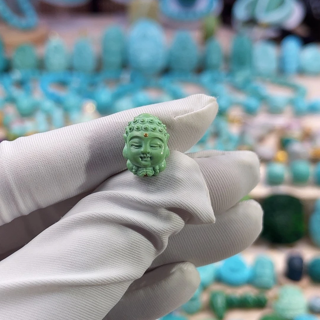 绿松石珠宝奇石未镶嵌