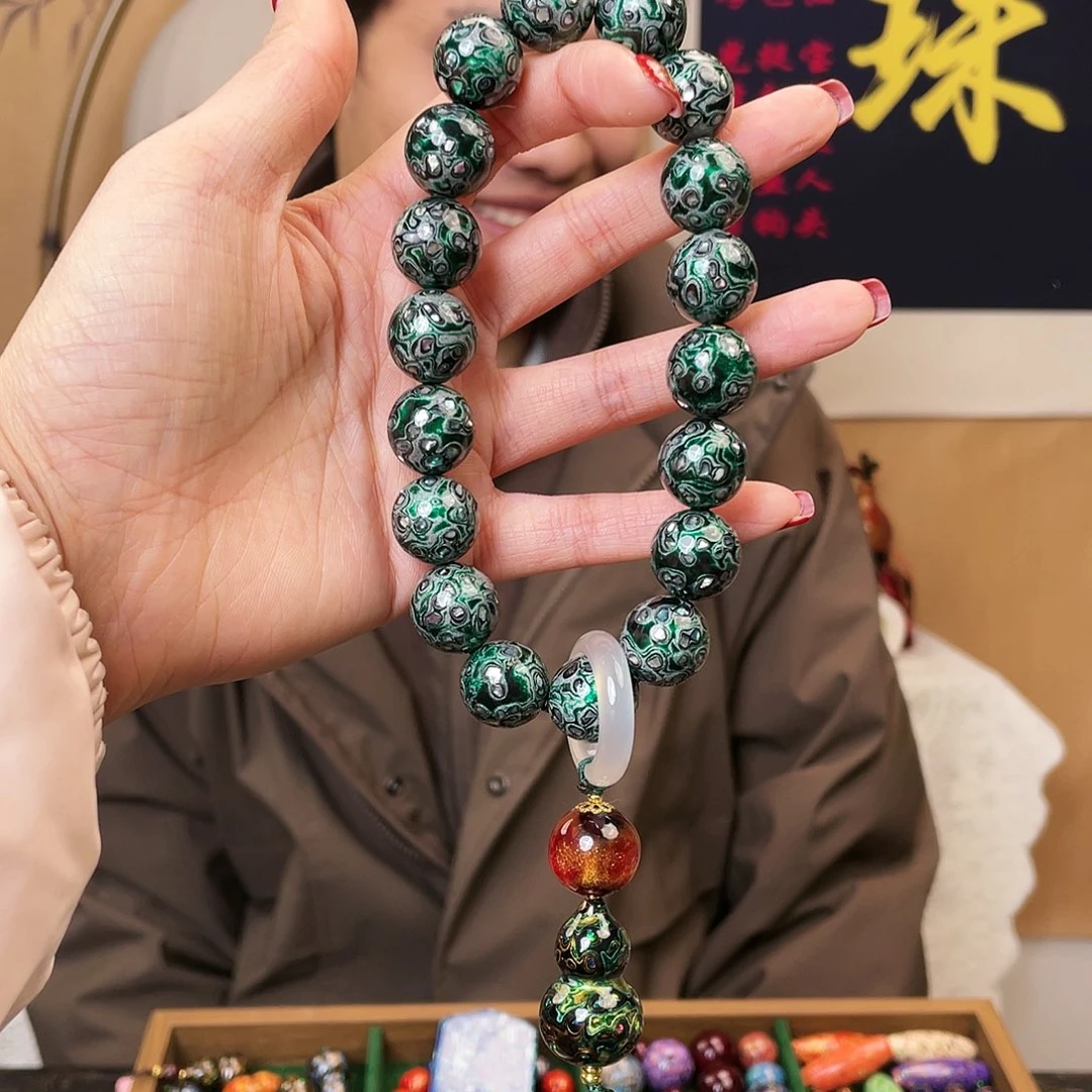 极光绿手持 大漆工艺
