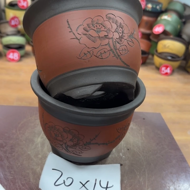 紫砂花盆破损包赔