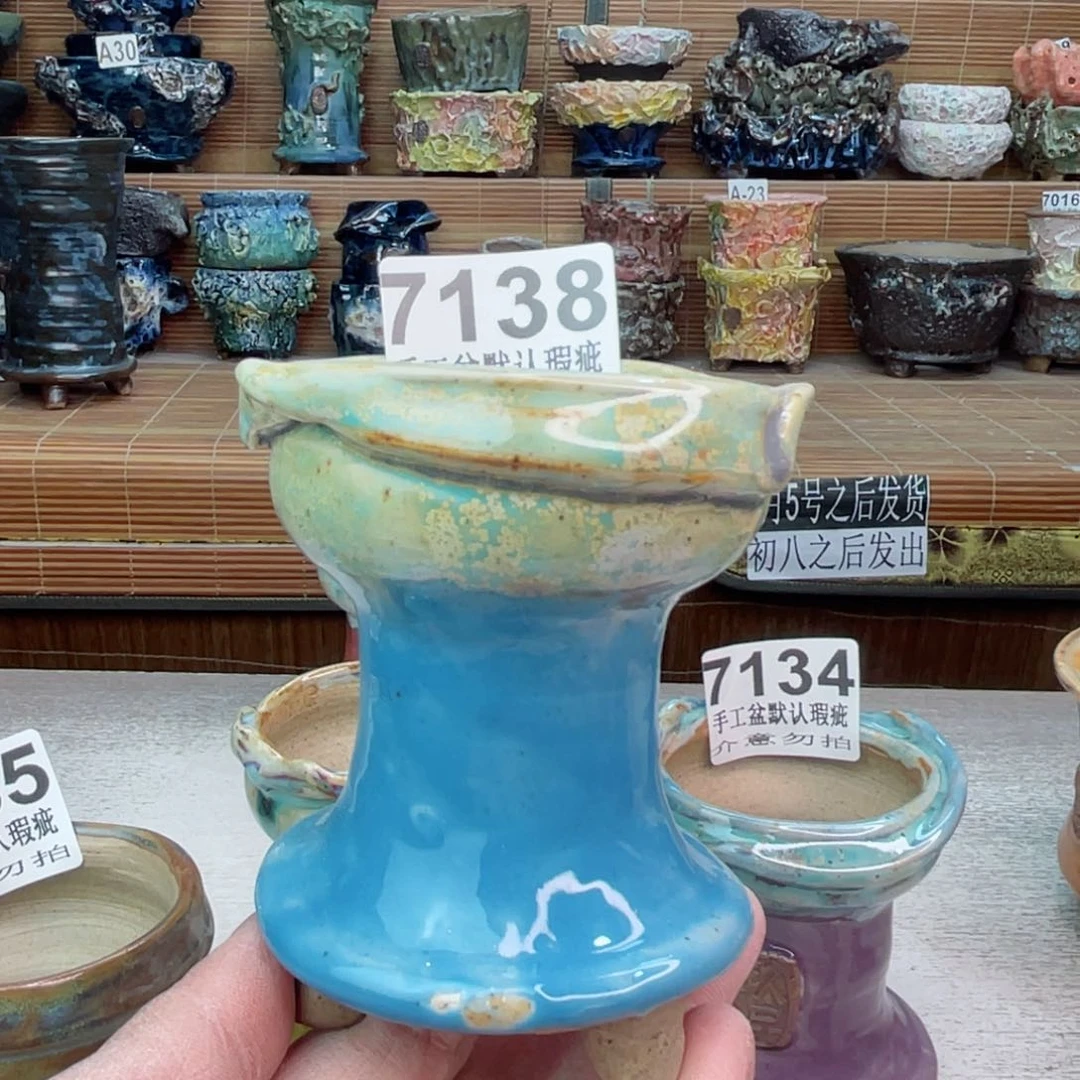 景德镇陶瓷艺术罐，全手工制作瑕疵