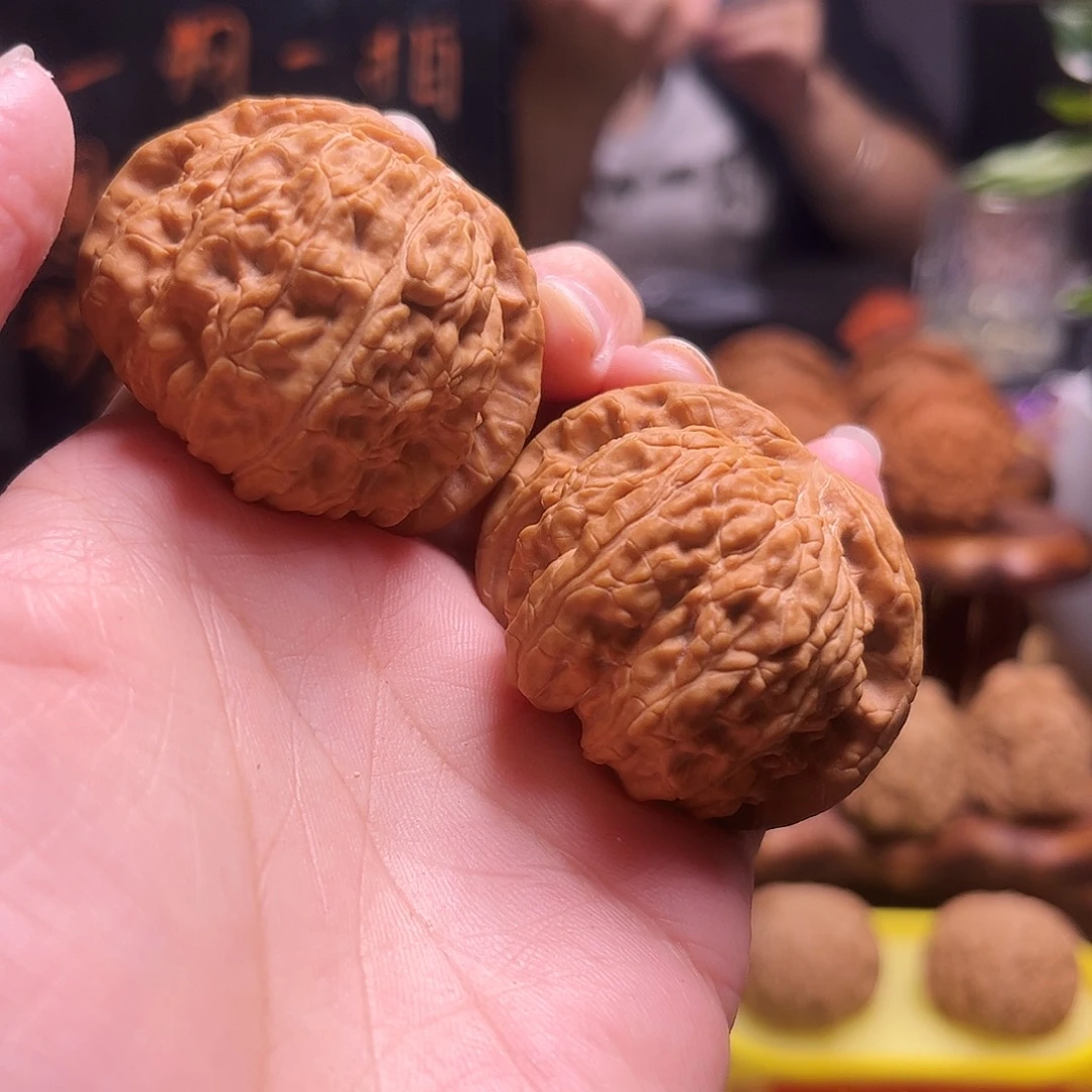 把件文玩核桃43尺白狮子4