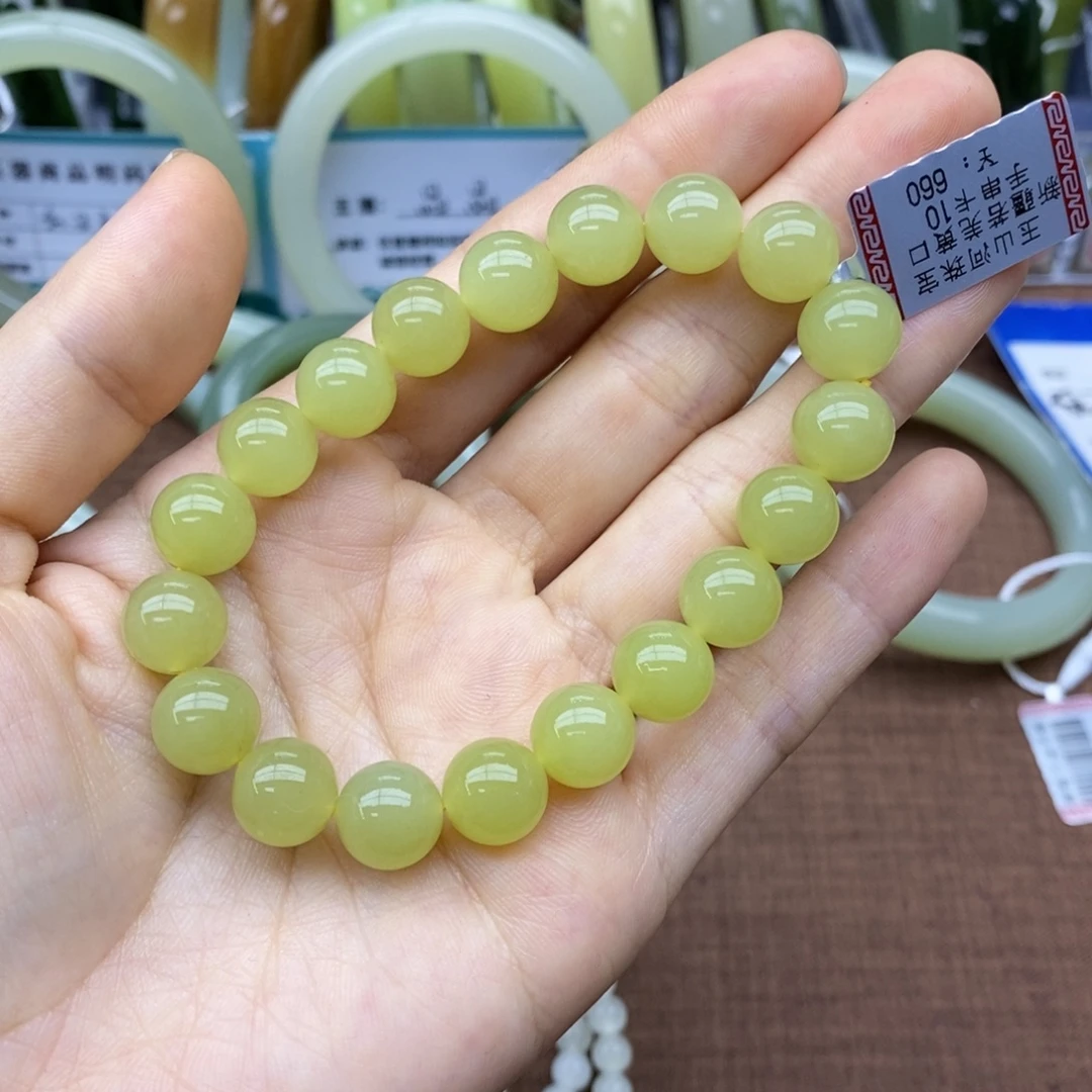 未镶嵌手串和田玉卡10