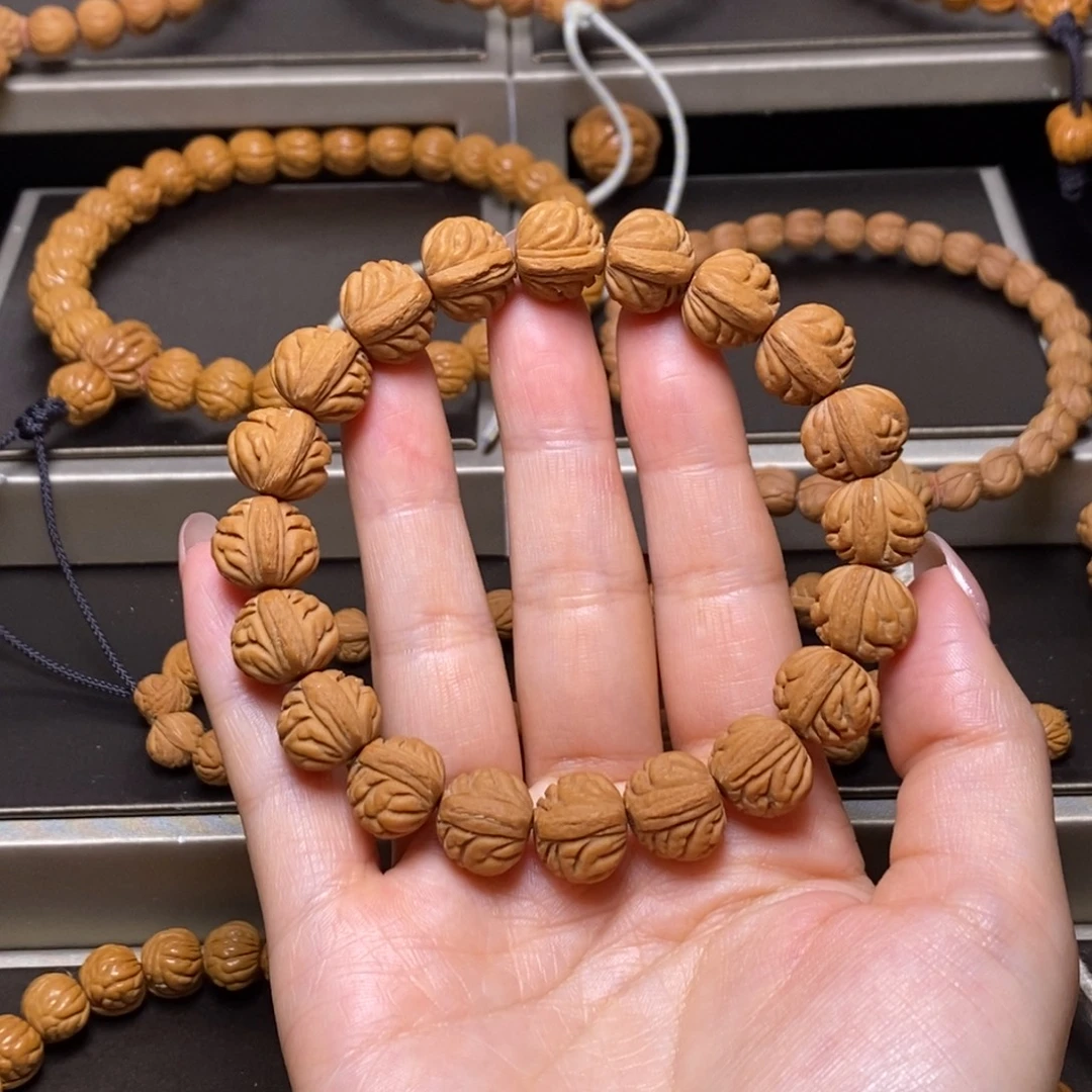 黑***黑手串桃核秦岭桃核