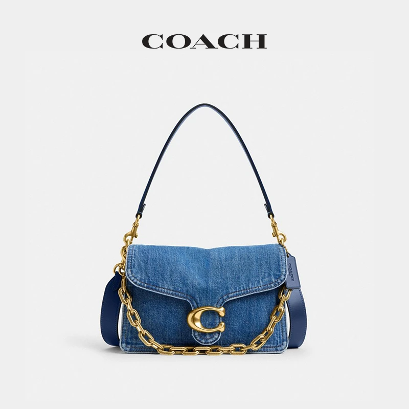 【银泰百货WL】蔻驰女士TY链带单肩包斜挎包通勤高级感设计感CAN14