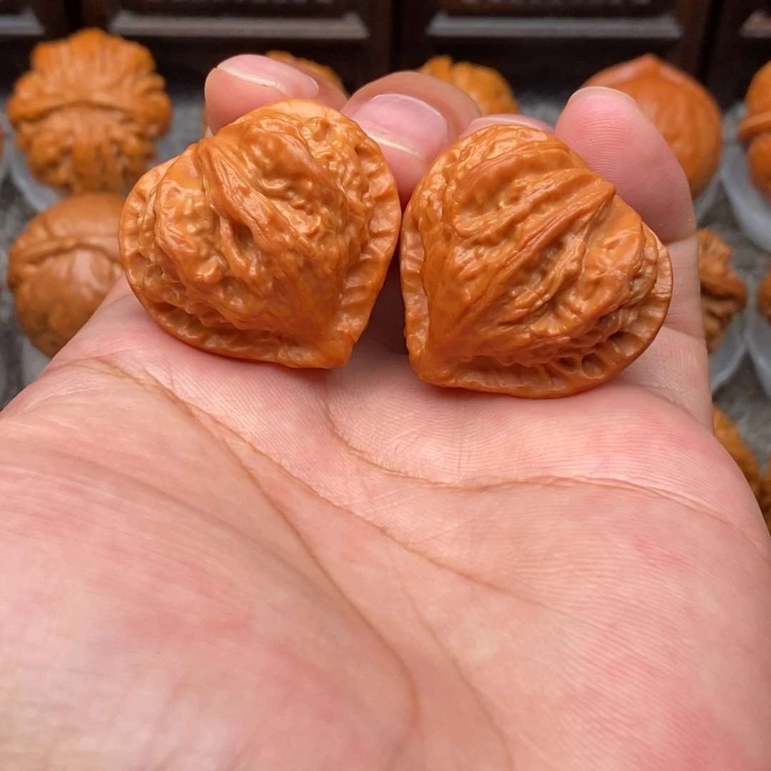 把件文玩核桃红桃A2