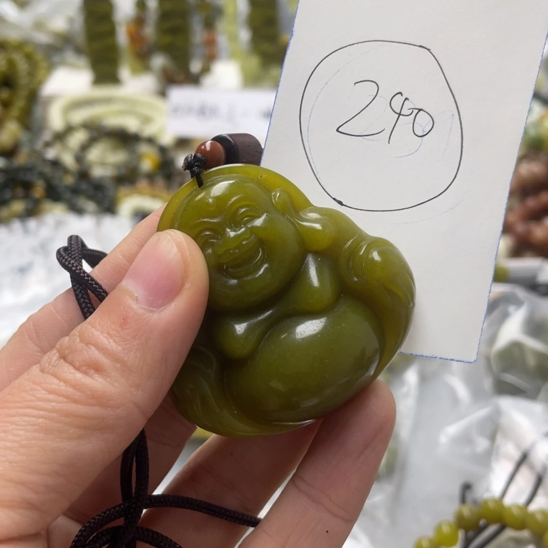 蛇纹石玉手链未镶嵌